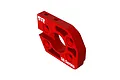 A red anodized aluminium motor plate for ARRMA 56 series motors, featuring mounting holes and the ARRMA logo.