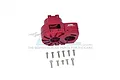 GPM Red Aluminium Centre Gearbox Case w/ Hardware LU4038-R