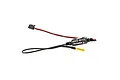 Futaba SBS-01TE telemetry temperature sensor with a black control module, wiring, and a yellow-tipped probe against a white background.