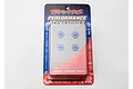 Traxxas blue aluminium 12mm wheel hexes in original retail blister packaging.