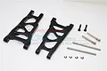GPM Black Aluminium Rear Suspension Arms 2Pcs w/ Hardware CRA056-BK
