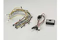 Killerbody LED lighting unit set for 1/10 RC cars, featuring a control box, wiring harnesses, and multiple LED bulbs on a plain grey background.