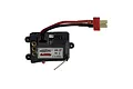 Tornado 35A brushed ESC and receiver combo unit with a T-style battery connector and antenna wire.