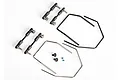 Traxxas XO-1 adjustable sway bar kit including metal sway bars, linkage rods, and mounting hardware on a white background.