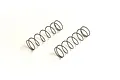Two grey Kyosho big shock springs for RC cars, shown side-by-side on a white background.