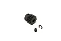 ARRMA Steel 20T 32dp/0.8Mod Safe-D5 Pinion Gear with grub screw and E-clip on a white background.