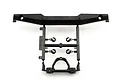 Axial rear bumper plate set on a plastic parts tree, shown against a white background.