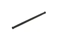 A black plastic centre drive shaft for an RC car, shown against a plain white background.