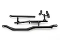 Axial AR60 OCP steering link set parts on a plastic sprue tree against a white background.