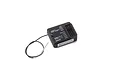 Kyosho Syncro KR-431T 2.4GHz 4-channel RC receiver with telemetry, featuring a black plastic case and an external antenna wire.