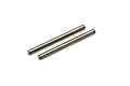 Two Kyosho 3x43mm hinge pins made of polished steel, shown side by side against a plain white background.