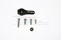 GPM Black Aluminium 24T Servo Horn SCX2024T-BK