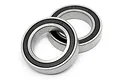 Two HPI Racing rubber shielded ball bearings with 6804RS markings on a white background.