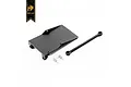 Hobby Plus CR-18 Panhard bar set including a black plastic chassis mount, a black link rod, and two metal pivot balls.