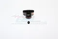 A black GPM Racing 26T pinion gear with a grub screw, displayed against a white background with the GPM logo watermark.