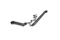 Kyosho chassis brace set for 1/8 Inferno MP9, showing two black plastic braces attached to a sprue tree.