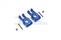 GPM Blue Aluminium Rear Hub Carriers 2Pcs LU4022-B