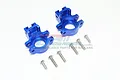 GPM Blue Aluminium Rear Hub Carriers 2Pcs UDR022-B