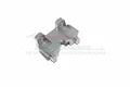 A grey aluminium rear shock mount for an RC car by GPM Racing, shown against a white background with a faint brand watermark.