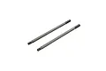 Two ARRMA 3x68mm metal shock shafts for RC vehicles, shown side-by-side against a white background.