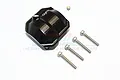GPM Black Aluminium Front/Rear Gearbox Cover SCX2012AO-BK