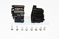 GPM Black Aluminium Transmission Case SCX2038M-BK