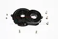 GPM Black Aluminium Motor Mount SCX2018-BK