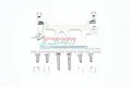GPM Silver Aluminium Servo Mount UDR024-S