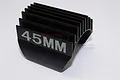 GPM Black Aluminium 45mm Motor Heat Sink GP45-BK