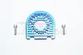GPM Blue Aluminium Motor Mount w/ Heat Sink Fins GT018-B