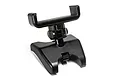 A black plastic Spektrum DX3 phone mount designed to attach to a radio transmitter handle.