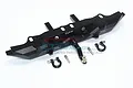 GPM Black Aluminium Rear Bumper w/ D-Rings & Drop Hitch TRX4330RA-BK