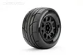 A single Jetko 1/8 scale MT Ex-Super Sonic tyre mounted on a black multi-spoke Claw rim against a white background.