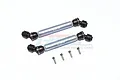 GPM Grey Silver Steel & Aluminium Front & Rear Universal CVD Drive Shafts 2Pcs CP037SA-GS