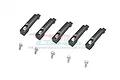 GPM Black Door Handles 4Pcs TRX4ZSP10BZ-BK