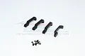 GPM Black Large Door Handles 4Pcs TRX4ZSP10A-BK