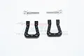 GPM Black Aluminium Front or Rear Bumper D-Rings 2Pcs TRX4002-BK