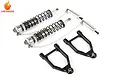 Rovan Silver Aluminium 10mm Heavy Duty Front Shocks w/ Reservoir 2Pcs 8533722