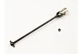 Kyosho 1/8 scale RC center drive shaft with a universal joint and a small grub screw on a white background.