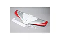 A replacement painted wing set for the E-Flite Habu STS RC plane, including the main wing assembly, hardware, and accessories on a grey background.