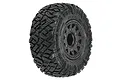Pro-Line 2.2/3.0" Icon M2 SC Tyres on Black Raid Rims - Glued Wheels 2Pcs 10182-10