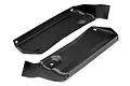 A pair of black plastic stone guards for HPI 5SC/5T RC vehicles, shown from an angled perspective against a white background.