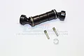 GPM Black Aluminium Traxxas E-Revo VXL 2.0 Front Centre Drive Shafts 2Pcs ER037SF-BK