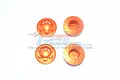 GPM Orange Aluminium 17mm Flanged Serrated Wheel Nuts 4Pcs MAK005-OR
