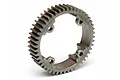 A 48-tooth steel differential gear for HPI Baja RC vehicles, shown in a studio setting.