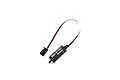 Futaba SBS-01TAS telemetry airspeed sensor with a black plastic housing and a three-wire connector cable.