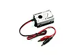 Kyosho Booster Charger 2.0 glow starter charger unit with red and black alligator clips on a white background.