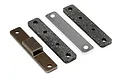 HPI Baja 5B/5SC/5T brake pad set including metal backing plates and friction material strips on a white background.