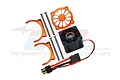 GPM Orange Aluminium Motor Heat Sink Set w/ Cooling Fan for SLE038A SLE018FANA-OR