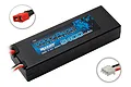 Reedy Power Wolfpack 7.4V 5400mAh 35C LiPo battery with Deans-style connector and balance plug shown in circular insets.